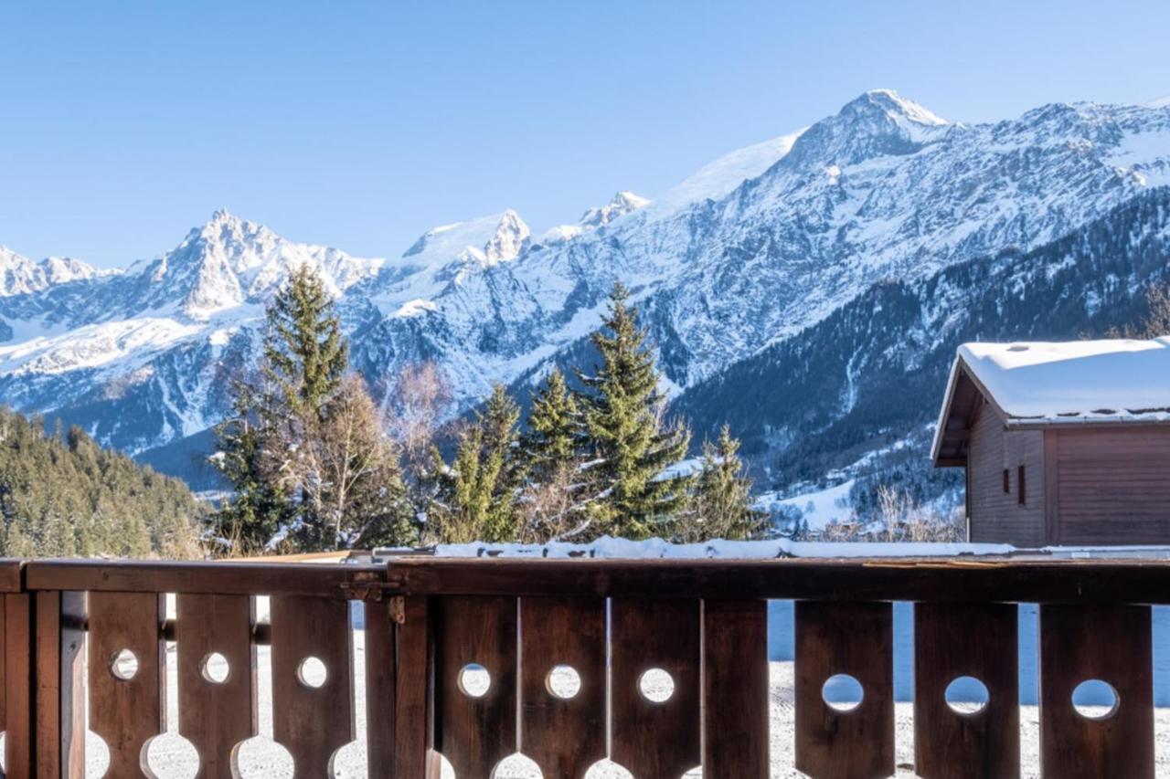 Studio Near Lac Des Chavants Superb View Leilighet Les Houches Eksteriør bilde